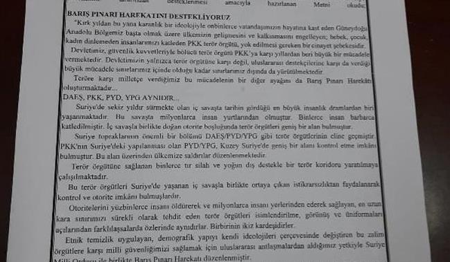 Acıgöl Belediyesi - BARIŞ PINARI HAREKATINA MECLİSİMİZDEN DESTEK